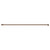 Pacco 8mm/10mm Brushed Bronze Flat Support Bar Side View