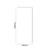 Pacco 8mm Smoked Glass Brushed Bronze 1950mm x 800mm Walk In Shower Screen including Wall Channel and Support Bar Dimensions Side thumbnail