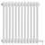 Colosseum White 600mm x 548mm Horizontal Electric Double Column Radiator Front View