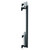 Boone Anthracite 600mm x 540mm Horizontal Digital Thermostatic Electric Single Panel Radiator Side on View