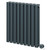 Boone Anthracite 600mm x 540mm Horizontal Digital Thermostatic Electric Double Panel Radiator Right Hand View thumbnail