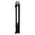 Boone Colore Matt Black 600mm x 540mm Horizontal Digital Thermostatic Electric Double Panel Radiator Side on View thumbnail