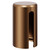 Dias Colore Brushed Bronze 25mm Hex Electric Heating Element Cover Cap Left Hand View
