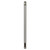 Colosseum Raw Metal 1500mm x 372mm Double Column Radiator Side View