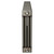 Colosseum Raw Metal 600mm x 1340mm Horizontal Quadruple Column Radiator Side View