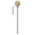 Dias Colore Brushed Brass 400 Watt Digital Electric Heating Element Front View