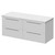 Napoli 460 Gloss White 1200mm Wall Mounted 4 Drawer Vanity Unit for Countertop Basins Right Hand View thumbnail