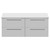 Napoli 460 Gloss White 1200mm Wall Mounted 4 Drawer Vanity Unit for Countertop Basins Front View thumbnail