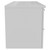 Napoli 460 Gloss White 1200mm Wall Mounted 4 Drawer Vanity Unit for Countertop Basins Side View