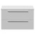 Napoli 390 Gloss White 800mm Wall Mounted 2 Drawer Vanity Unit for Countertop Basins Front View thumbnail