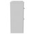Napoli 390 Gloss White 800mm 2 Drawer Vanity Unit for Countertop Basins Side View thumbnail
