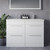 Napoli 390 Gloss White 1200mm 4 Drawer Vanity Unit with Double Glide Basins Lifestyle Image thumbnail