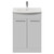 Napoli 390 Gloss White 600mm 2 Door Vanity Unit with Arc Basin Front View