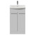 Napoli 390 Gloss White 500mm 2 Door Vanity Unit with Arc Basin Front View