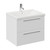 Napoli 460 Gloss White 600mm Wall Mounted 2 Drawer Vanity Unit with Glide Basin Left Hand View thumbnail