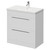 Napoli 460 Gloss White 800mm 2 Drawer Vanity Unit with Glide Basin Right Hand View