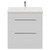Napoli 460 Gloss White 800mm 2 Drawer Vanity Unit with Glide Basin Front View
