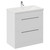 Napoli 460 Gloss White 800mm 2 Drawer Vanity Unit with Glide Basin Left Hand View