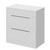 Napoli 460 Gloss White 800mm 2 Drawer Vanity Unit for Countertop Basins Right Hand View thumbnail
