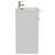 Napoli 460 Gloss White 600mm 2 Door Vanity Unit with Glide Basin Side View