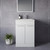 Napoli 460 Gloss White 600mm 2 Door Vanity Unit with Glide Basin Lifestyle Image thumbnail