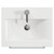 Napoli 390 Gloss White 500mm Wall Mounted Single Drawer Vanity Unit with Glide Basin Top View