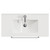 Napoli 390 Brown Oak 800mm Wall Mounted 2 Drawer Vanity Unit with Angel Basin Top View