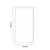 Napoli 460 Brown Oak 1200mm 4 Door Vanity Unit for Countertop Basins Side on Dimensions thumbnail