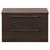 Napoli 390 Brown Oak 800mm Wall Mounted 2 Drawer Vanity Unit for Countertop Basins Front View thumbnail