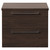 Napoli 390 Brown Oak 600mm Wall Mounted 2 Drawer Vanity Unit for Countertop Basins Front View thumbnail