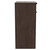 Napoli 390 Brown Oak 600mm 2 Door Vanity Unit for Countertop Basins Side View thumbnail