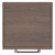 Napoli Brown Oak 350mm x 1600mm Wall Mounted 2 Door Storage Unit Top View thumbnail
