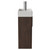Napoli Cube Brown Oak 400mm Wall Mounted Single Door Vanity Unit with Align Basin Side View thumbnail