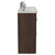 Napoli 390 Brown Oak 1200mm 4 Drawer Vanity Unit with Double Glide Basins Side View thumbnail