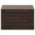 Napoli 460 Brown Oak 800mm Wall Mounted 2 Drawer Vanity Unit for Countertop Basins Front View