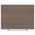 Napoli 460 Brown Oak 600mm Wall Mounted 2 Drawer Vanity Unit for Countertop Basins Top View thumbnail
