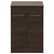Napoli 460 Brown Oak 600mm 2 Door Vanity Unit for Countertop Basins Front View thumbnail