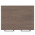 Napoli 460 Brown Oak 600mm 2 Door Vanity Unit for Countertop Basins Top View thumbnail