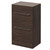 Napoli 390 Brown Oak 500mm 2 Drawer Vanity Unit for Countertop Basins Right Hand View thumbnail
