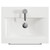 Napoli 390 Brown Oak 500mm Wall Mounted Single Drawer Vanity Unit with Glide Basin Top View thumbnail