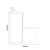 Napoli 390 Brown Oak 1000mm 2 Door Vanity Unit Toilet Suite with Left Hand Square Lucia Basin Side on Dimensions thumbnail