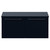 Napoli 390 Deep Blue 1000mm Wall Mounted 2 Drawer Vanity Unit for Countertop Basins Front View