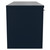 Napoli 390 Deep Blue 1000mm Wall Mounted 2 Drawer Vanity Unit for Countertop Basins Side View thumbnail
