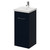 Napoli 390 Deep Blue 400mm Single Door Vanity Unit with Glide Basin Right Hand View