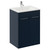Napoli 460 Deep Blue 600mm 2 Door Vanity Unit with Angel Basin Left Hand View thumbnail