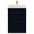 Napoli 460 Deep Blue 600mm 2 Drawer Vanity Unit with Angel Basin Front View