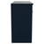 Napoli 460 Deep Blue 1200mm 4 Door Vanity Unit for Countertop Basins Side View thumbnail
