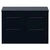 Napoli 460 Deep Blue 1200mm 4 Drawer Vanity Unit for Countertop Basins Front View