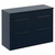 Napoli 460 Deep Blue 1200mm 4 Drawer Vanity Unit for Countertop Basins Left Hand View thumbnail