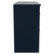 Napoli 460 Deep Blue 1200mm 4 Drawer Vanity Unit for Countertop Basins Side View thumbnail